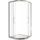 Душевой уголок Good Door Neo R-80-С-CH 80x80 см четверть круга, двери раздвижные