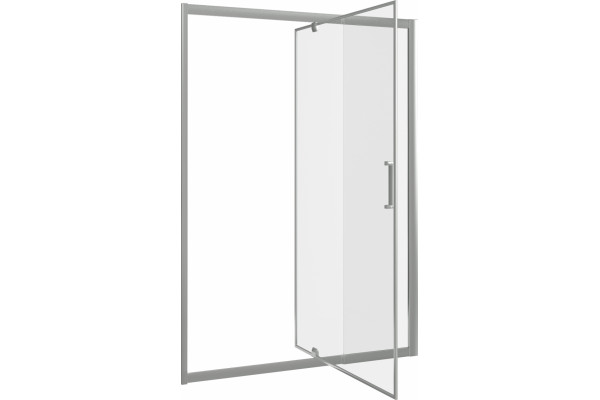 Душевая дверь в нишу Good Door Orion WTW-PD-130-C-CH распашная, стекло прозрачное