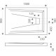Поддон для душа Good Door Атриум 130x90 прямоугольный, низкий