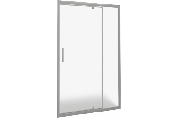 Душевая дверь в нишу Good Door Orion WTW-PD-110-G-CH распашная, стекло рифленое
