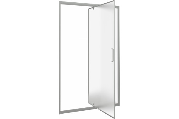 Душевая дверь в нишу Good Door Orion WTW-PD-110-G-CH распашная, стекло рифленое