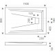 Поддон для душа Good Door Атриум 110x80 прямоугольный, низкий