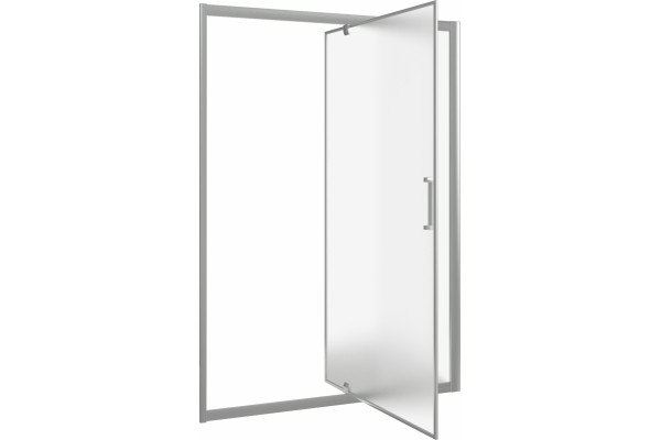Душевая дверь в нишу Good Door Orion WTW-PD-130-G-CH распашная, стекло рифленое