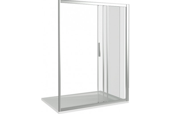 Душевая дверь в нишу Good Door Orion WTW-130-C-CH раздвижная, стекло прозрачное
