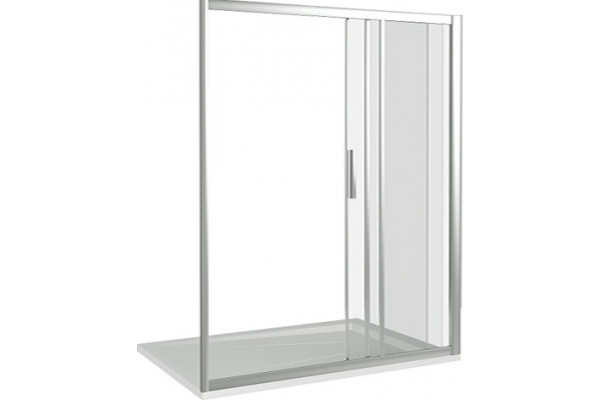 Душевая дверь в нишу Good Door Orion WTW-140-C-CH раздвижная, стекло прозрачное