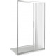Душевая дверь в нишу Good Door Orion WTW-100-G-CH раздвижная, стекло рифленое