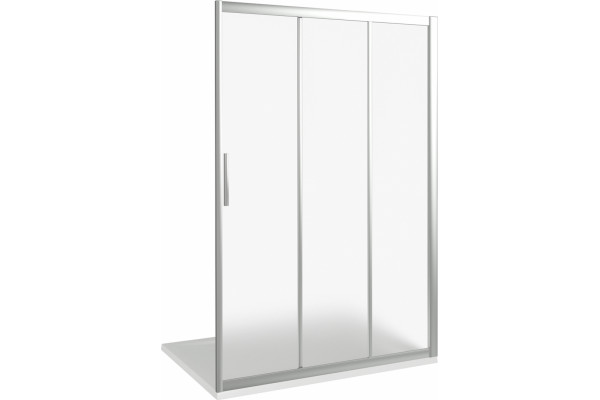 Душевая дверь в нишу Good Door Orion WTW-120-G-CH раздвижная, стекло рифленое