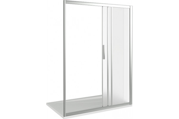 Душевая дверь в нишу Good Door Orion WTW-120-G-CH раздвижная, стекло рифленое