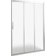 Душевая дверь в нишу Good Door Orion WTW-130-G-CH раздвижная, стекло рифленое