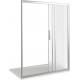 Душевая дверь в нишу Good Door Orion WTW-130-G-CH раздвижная, стекло рифленое