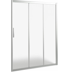 Душевая дверь в нишу Good Door Orion WTW-140-G-CH раздвижная, стекло рифленое