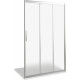 Душевая дверь в нишу Good Door Orion WTW-110-G-CH раздвижная, стекло рифленое