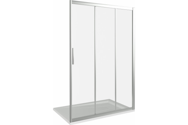 Душевая дверь в нишу Good Door Orion WTW-120-C-CH раздвижная, стекло прозрачное
