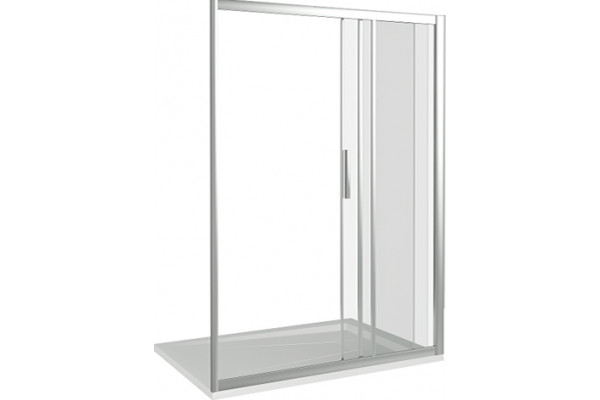 Душевая дверь в нишу Good Door Orion WTW-120-C-CH раздвижная, стекло прозрачное