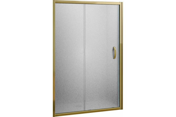 Душевая дверь в нишу Good Door Jazze WTW-130-G-BR раздвижная, стекло рифленое