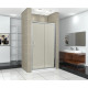 Душевая дверь в нишу Good Door Infinity WTW-110-G-CH раздвижная, стекло рифленое