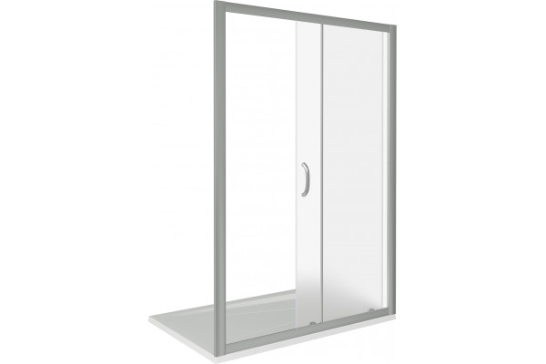 Душевая дверь в нишу Good Door Infinity WTW-120-G-CH раздвижная, стекло рифленое