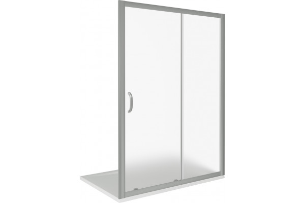 Душевая дверь в нишу Good Door Infinity WTW-140-G-CH раздвижная, стекло рифленое