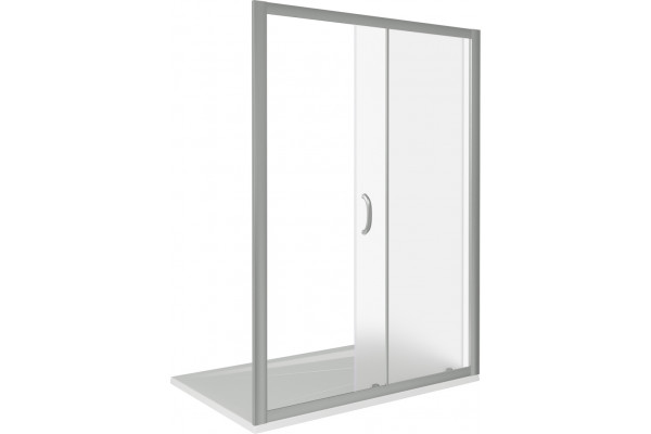 Душевая дверь в нишу Good Door Infinity WTW-140-G-CH раздвижная, стекло рифленое