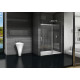 Душевая дверь в нишу Good Door Galaxy WTW-130-C-CH раздвижная, стекло прозрачное