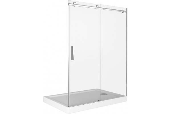 Душевая дверь в нишу Good Door Galaxy WTW-120-C-CH раздвижная, стекло прозрачное