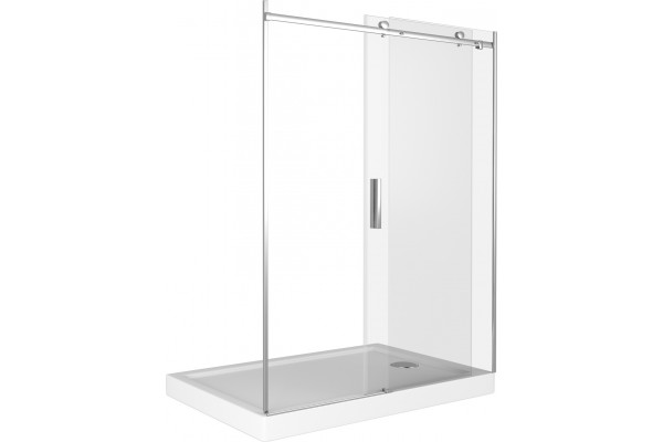 Душевая дверь в нишу Good Door Galaxy WTW-120-C-CH раздвижная, стекло прозрачное