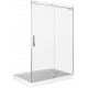 Душевая дверь в нишу Good Door Galaxy WTW-110-C-CH раздвижная, стекло прозрачное