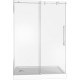 Душевая дверь в нишу Good Door Puerta WTW-130-C-CH раздвижная, стекло прозрачное