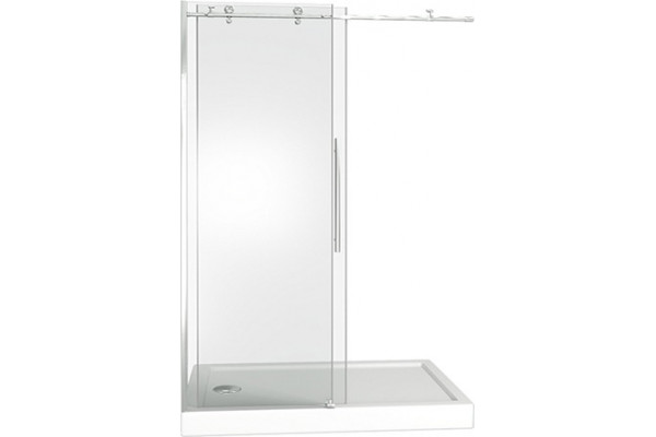Душевая дверь в нишу Good Door Puerta WTW-130-C-CH раздвижная, стекло прозрачное