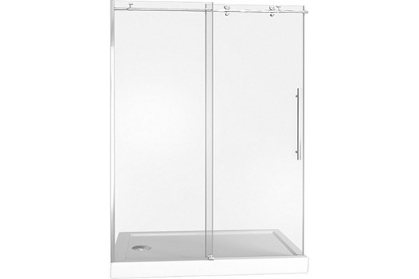 Душевая дверь в нишу Good Door Puerta WTW-140-C-CH раздвижная, стекло прозрачное