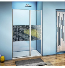Душевая дверь в нишу Good Door Fantasy WTW-140-F-CH распашная, стекло прозрачное