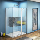 Душевой уголок Good Door Fantasy WTW+SP-F-CH 140x90 прямоугольный, двери распашные