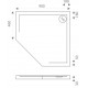 Поддон для душа Good Door Пента 90x90 пятиугольный, низкий