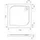 Поддон для душа Good Door Квадро 100x100 квадратный, низкий
