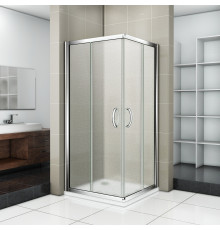 Душевой уголок Good Door Infinity CR-80-G-CH 80x80 квадратный, двери раздвижные