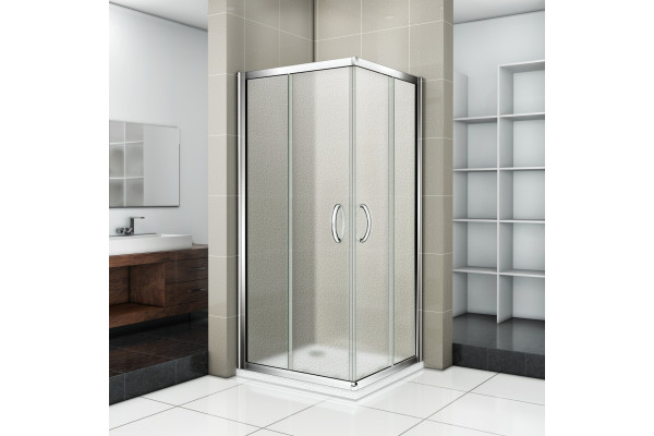 Душевой уголок Good Door Infinity CR-80-G-CH 80x80 квадратный, двери раздвижные