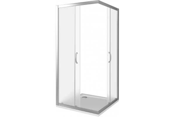 Душевой уголок Good Door Infinity CR-80-G-CH 80x80 квадратный, двери раздвижные