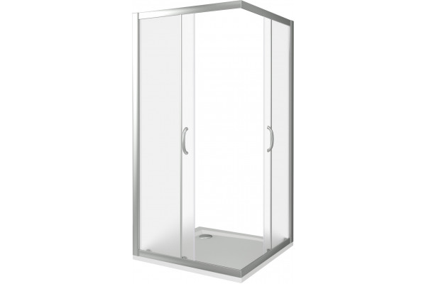 Душевой уголок Good Door Infinity CR-90-G-CH 90x90 квадратный, двери раздвижные