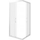 Душевой уголок Good Door Latte CR-80-C-WE 80x80 квадратный, двери раздвижные