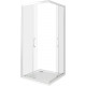Душевой уголок Good Door Latte CR-80-C-WE 80x80 квадратный, двери раздвижные