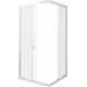 Душевой уголок Good Door Latte CR-100-C-WE 100x100 квадратный, двери раздвижные