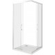 Душевой уголок Good Door Latte CR-100-C-WE 100x100 квадратный, двери раздвижные