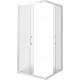 Душевой уголок Good Door Latte CR-100-G-WE 100x100 квадратный, двери раздвижные