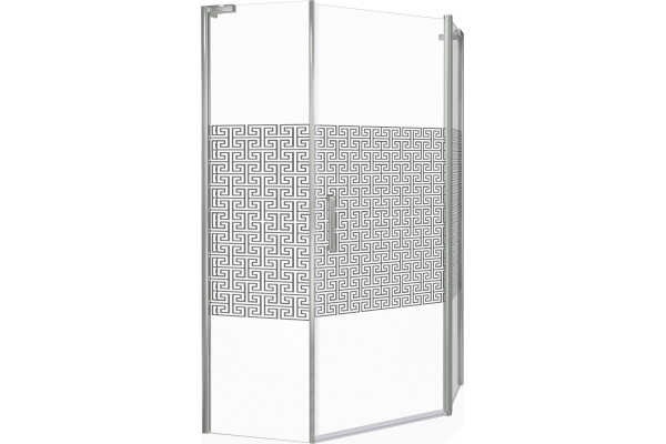 Душевой уголок Good Door Fantasy PNT-90-F-CH 90x90 двери распашные, стекло прозрачное