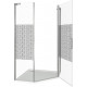 Душевой уголок Good Door Fantasy PNT-90-F-CH 90x90 двери распашные, стекло прозрачное