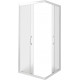Душевой уголок Good Door Latte CR-80-G-WE 80x80 квадратный, двери раздвижные