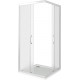 Душевой уголок Good Door Latte CR-80-G-WE 80x80 квадратный, двери раздвижные