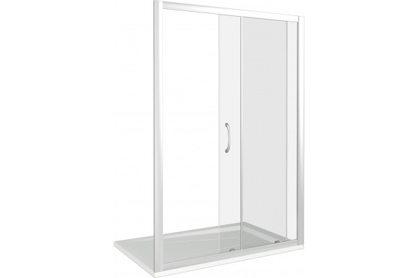Душевая дверь в нишу Good Door Latte WTW-110-C-WE раздвижная, стекло прозрачное