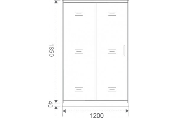 Душевая дверь в нишу Good Door Latte WTW-120-C-WE раздвижная, стекло прозрачное
