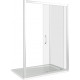 Душевая дверь в нишу Good Door Latte WTW-120-C-WE раздвижная, стекло прозрачное